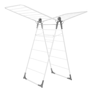 Living Space Airer Winged Deluxe White 139 100 cm