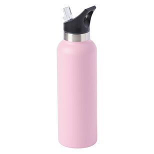 Brampton House Double Wall Stainless Steel 500 mL Drink Bottle Pink 500 mL