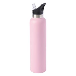 Brampton House Double Wall Stainless Steel 750 mL Drink Bottle Pink 750 mL