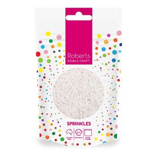 Roberts Edible Craft Jimmies White Sprinkles White 50 g