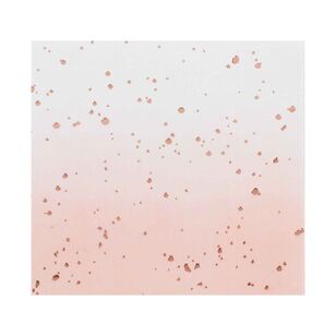 Ginger Ray Mix It Up Ombre Rose Gold Foiled Napkins Rose Gold