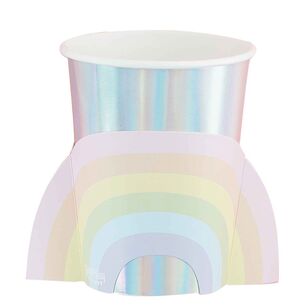 Ginger Ray Pastel Party Rainbow Cup Multicoloured