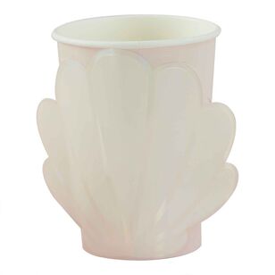 Ginger Ray Mermaid Pop Out Shell Paper Cups  Multicoloured 266 mL