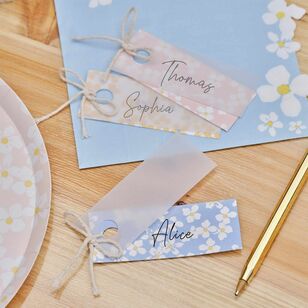 Ginger Ray Hello Spring Floral Place Cards Multicoloured