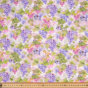 Robert Kaufman Grapevine 112 cm Cotton Fabric Purple 112 cm