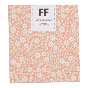 Nana Mae 2 Floral Flat Fat Orange 50 x 52 cm