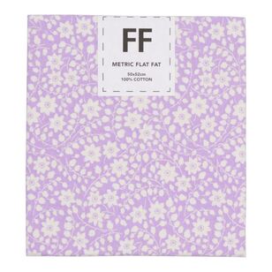 Nana Mae 2 Floral Flat Fat Purple 50 x 52 cm