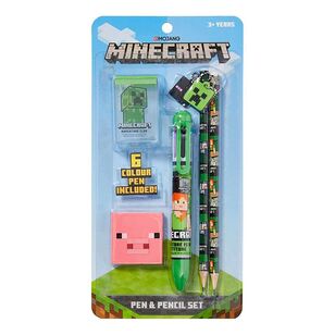 Hunter Leisure Minecraft Pencil and Pen Pack Multicoloured