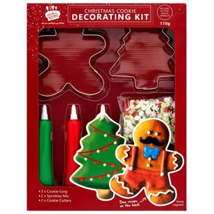 Creative Kitchen Christmas Cookie Decorating Kit Multicoloured 110 g