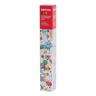Semco Kids Colouring Roll Outer Space Multicoloured