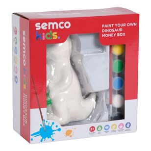 Semco Kids Dinosaur Money Box Multicoloured