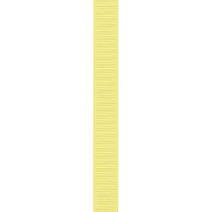 Offray Grosgrain 16 mm Ribbon Lemon 16 mm x 6.4 m