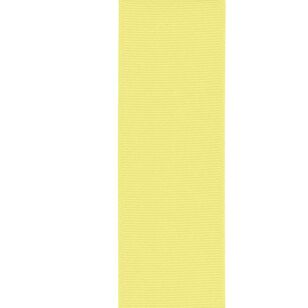 Offray Grosgrain 38 mm Ribbon Yellow 38 mm x 6.4 m