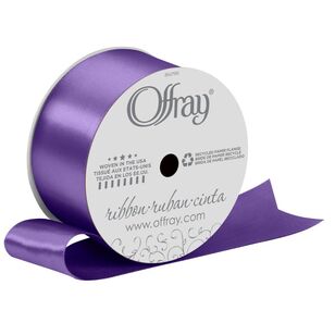 Offray Single Face 12.5 mm Satin Ribbon Pink 12.5 mm x 6.4 m