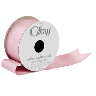 Offray Wired 38 mm Luxe Ribbon Pink 38 mm x 2.74 m