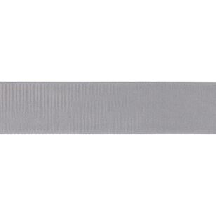 Offray Renew Wired 38 mm Grosgrain Ribbon Grey 38 mm x 2.74 m