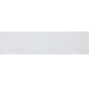 Offray Renew Wired 38 mm Grosgrain Ribbon White 38 mm x 2.74 m