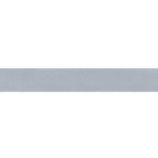 Offray Renew Wired 22 mm Double Face Satin Ribbon Grey 22 mm x 2.74 m