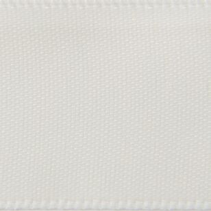 Offray Renew Wired 22 mm Double Face Satin Ribbon Antique White 22 mm x 2.74 m