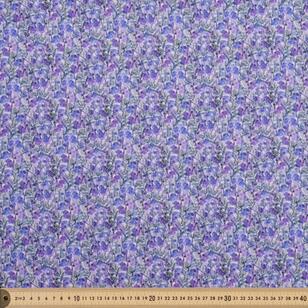 Gypsy Flutter Tonal Leaves 112 cm Cotton Fabric Purple 112 cm