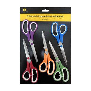 Timber & Thread All Purpose Scissors, 5 pack Multicoloured 8.5 in