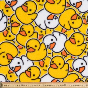 Duckies 148 cm Husky Polar Fleece Fabric Multicoloured 148 cm