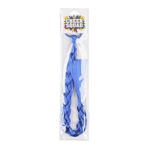 Cheer Squad Hair Extension on Hair Ring Blue