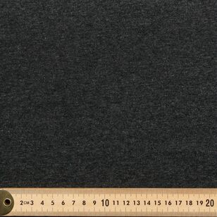 Plain 112 cm Combed Cotton Jersey Fabric Dark Marle 112 cm