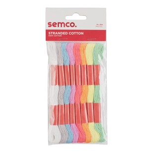 Semco Embroidery Thread 8 Pack Pastels
