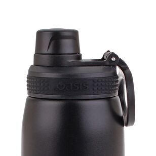 Oasis 780 ml Stainless Steel Insulated Bottle With Screw Cap Stopper Black 780 mL