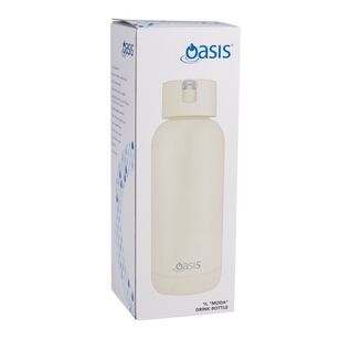 Oasis 1 L Moda Ceramic Lined Bottle Alabaster 1 L