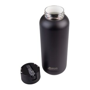 Oasis 1 L Moda Ceramic Lined Bottle Black 1 L