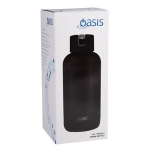 Oasis 1.5 L Moda Ceramic Lined Bottle Black 1.5 L