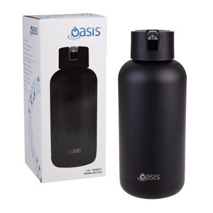 Oasis 1.5 L Moda Ceramic Lined Bottle Black 1.5 L