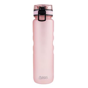 Oasis 1 L Tritan Motivational Bottle Glow Pink 1 L