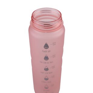 Oasis 1 L Tritan Motivational Bottle Glow Pink 1 L