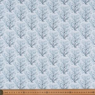 Blank Quilting Co Ocean Oasis Sea Coral 112 cm Cotton Fabric White 112 cm
