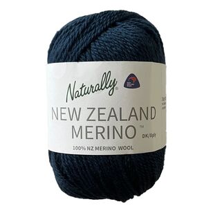 Naturally New Zealand Merino 8 Ply Wool Navy 50 g