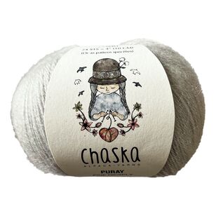 Chaska Puray 8 Ply Yarn Grey 50 g