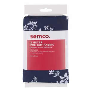 Semco Valerie Pre-cut Fabric Pagant Blue 2 m x 112 cm