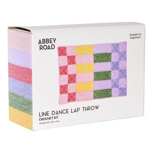 Abbey Road Fuzzy Blanket Kit Pink, Purple, Coral, Blue & Green