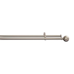 Selections 19/22 mm Double Rod Set Nickel 105-300 cm