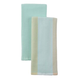 KOO Emil Cotton Tea Towel 2 Pack Pastel