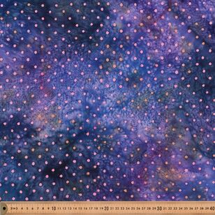 Marble Dot 112 cm Indian Batik Fabric Purple 112 cm