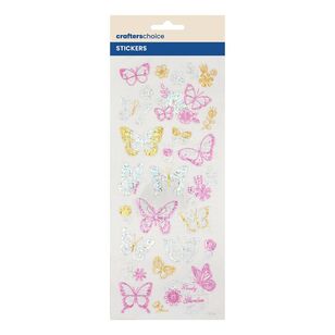 Crafters Choice Shiny Butterfly Stickers Shiny Butterfly