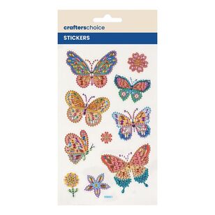 Crafters Choice Rhinestone Butterfly Stickers Rhinestone Butterfly