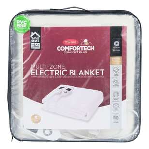 Tontine Comfortech Multi Zone Electric Blanket White