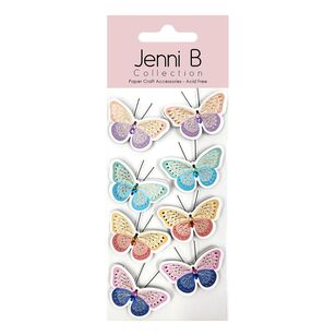 Jenni B Pastel Vivid Butterfly Stickers Pastel Vivid Butterfly