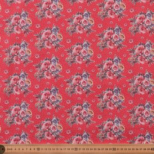 Boquets Garden of Delight 112 cm Fabric Red 112 cm