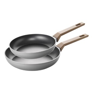 Equip Ecopro Frypan 2 Pack Slate Grey & Black 22 cm & 26 cm